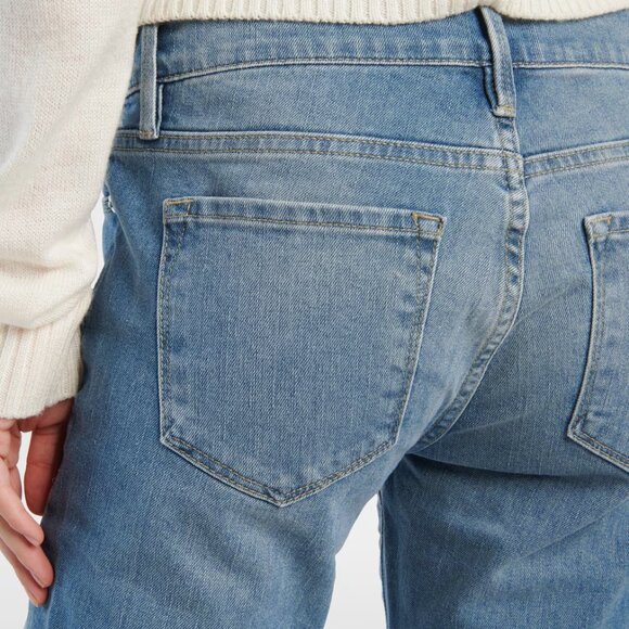 NEW FRAME Le Garcon mid Rise Jeans in Daphne for women 725 8m4 - Picture 3 of 8